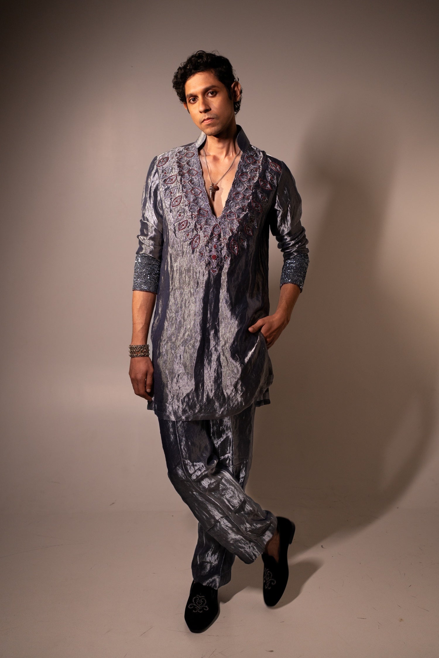 Midnight Elegant Kurta Set